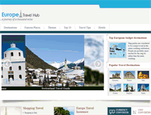 Tablet Screenshot of europetravelhub.com